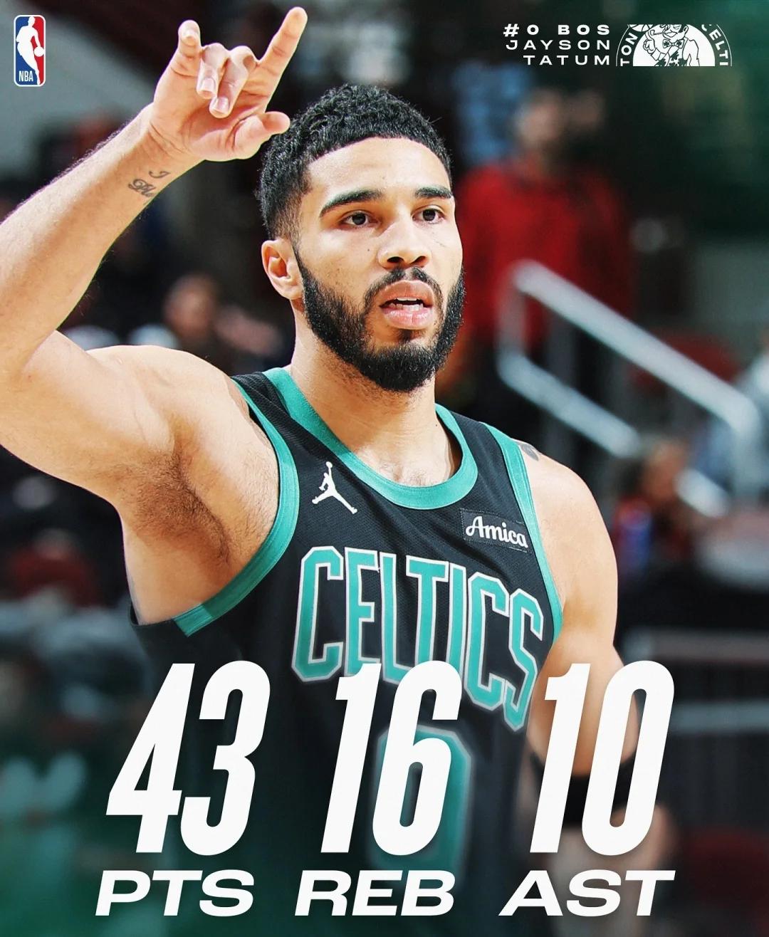 马刺逆转公牛，塔图姆高光表现